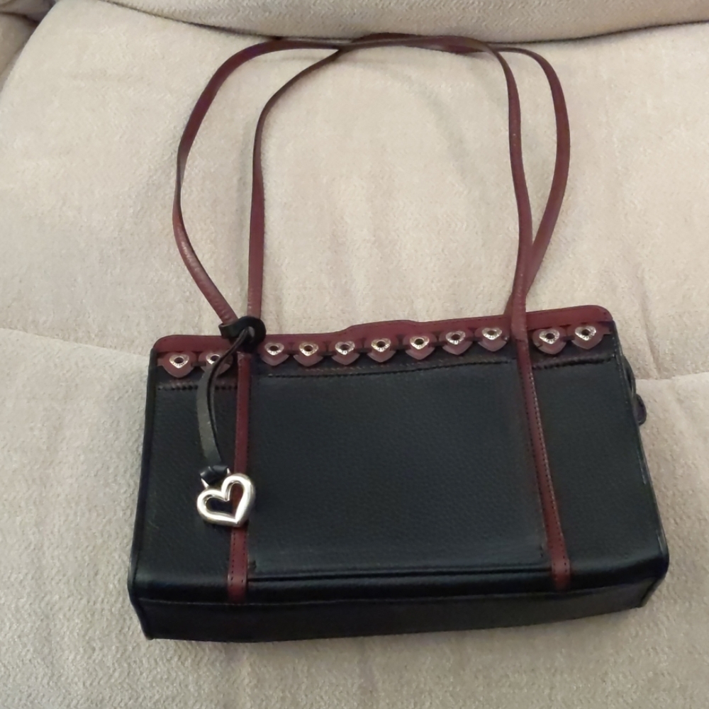 Brand New Brighton shoulder bag w front organizer